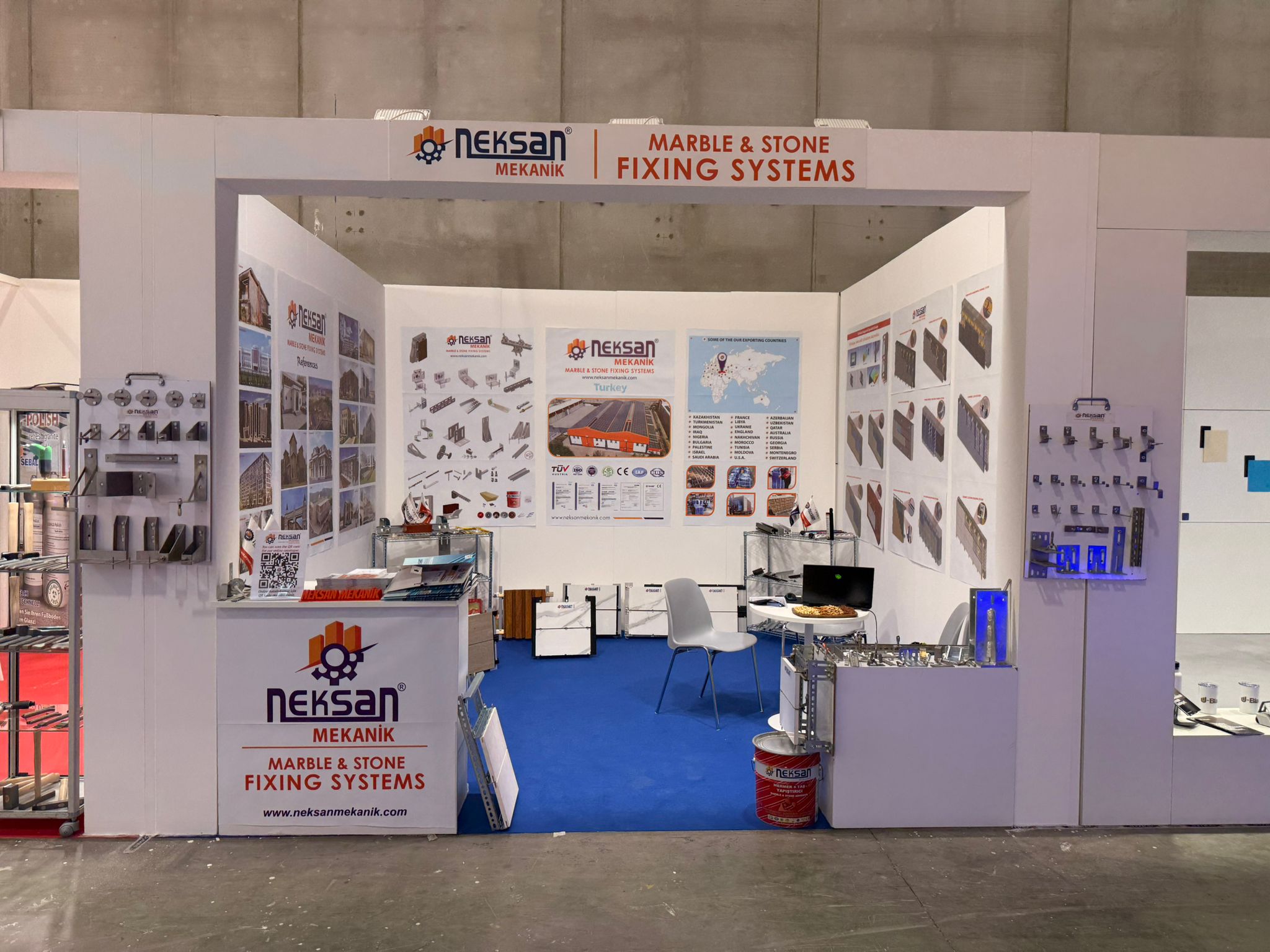 Marmo Mac 2025 fuarında yerimizi aldık.